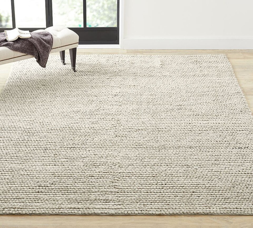 Zane EcoFriendly Handwoven Textured Rug Pottery Barn Australia